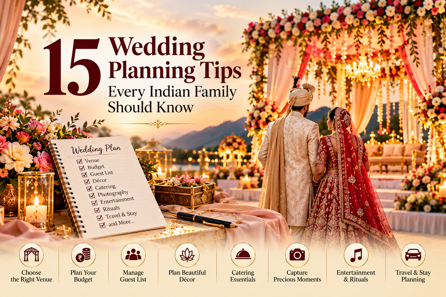 15 Wedding Planning Tips Every Indian Family Should Know